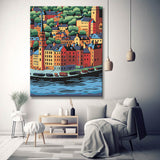 Stockholm Gamla Stan Painting by Numbers