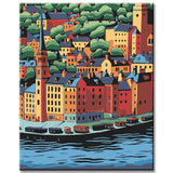 Stockholm Gamla Stan Painting by Numbers
