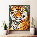 Portrait Tiger - Painting by Numbers