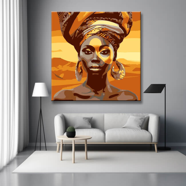 African Fashion Portraits I Painting by Numbers