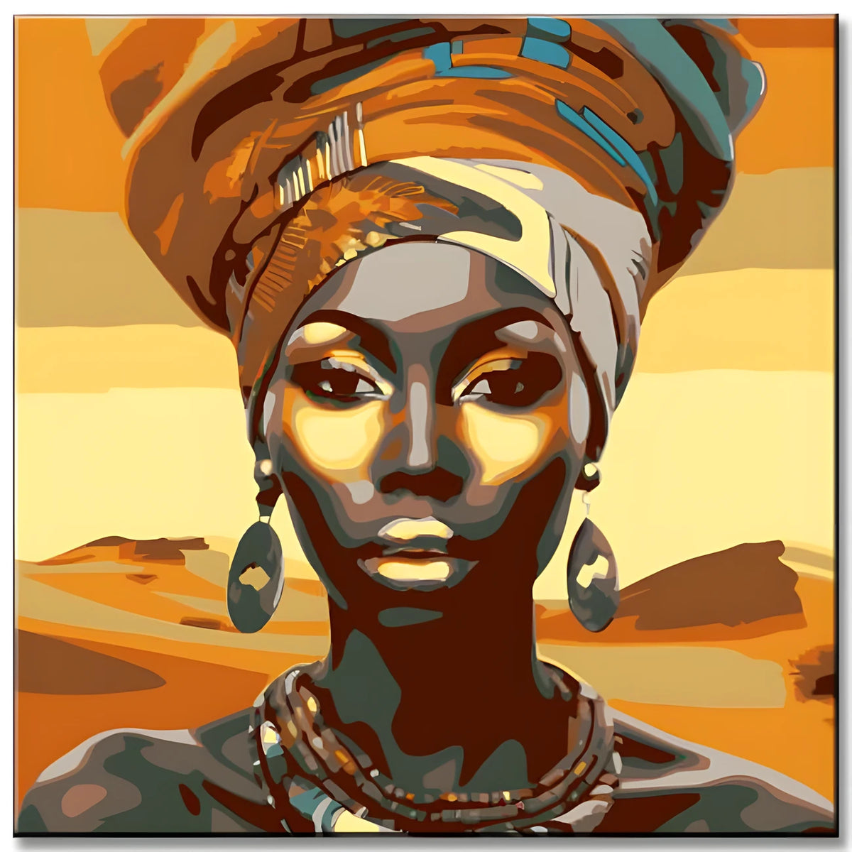 African Fashion Portraits II Paint by Numbers