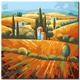 Paint by Numbers Tuscany Artwork