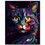 Paint by Numbers Animal Art Cat Painting I