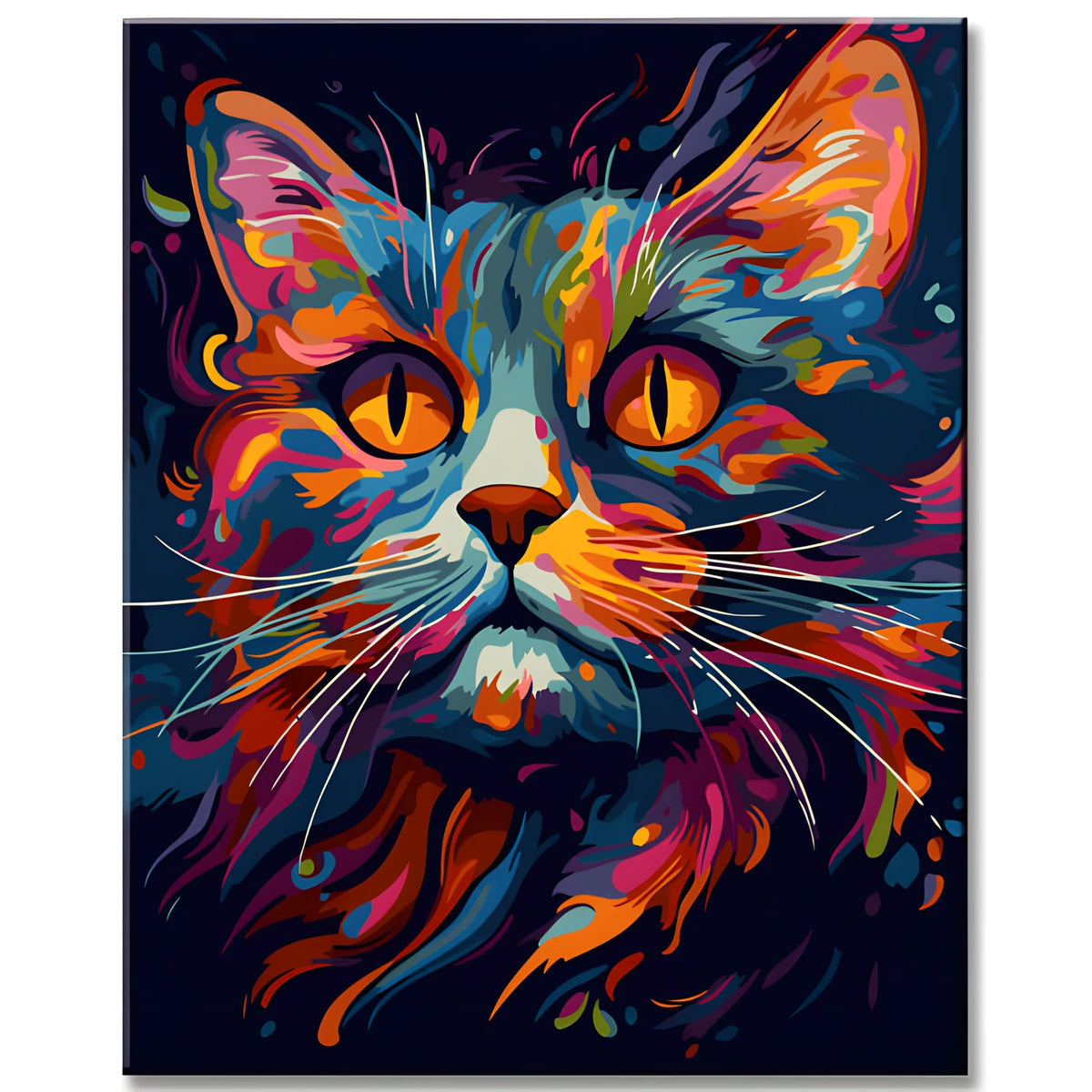 Paint by Numbers Animal Art Cat Painting II