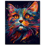 Paint by Numbers Animal Art Cat Painting II