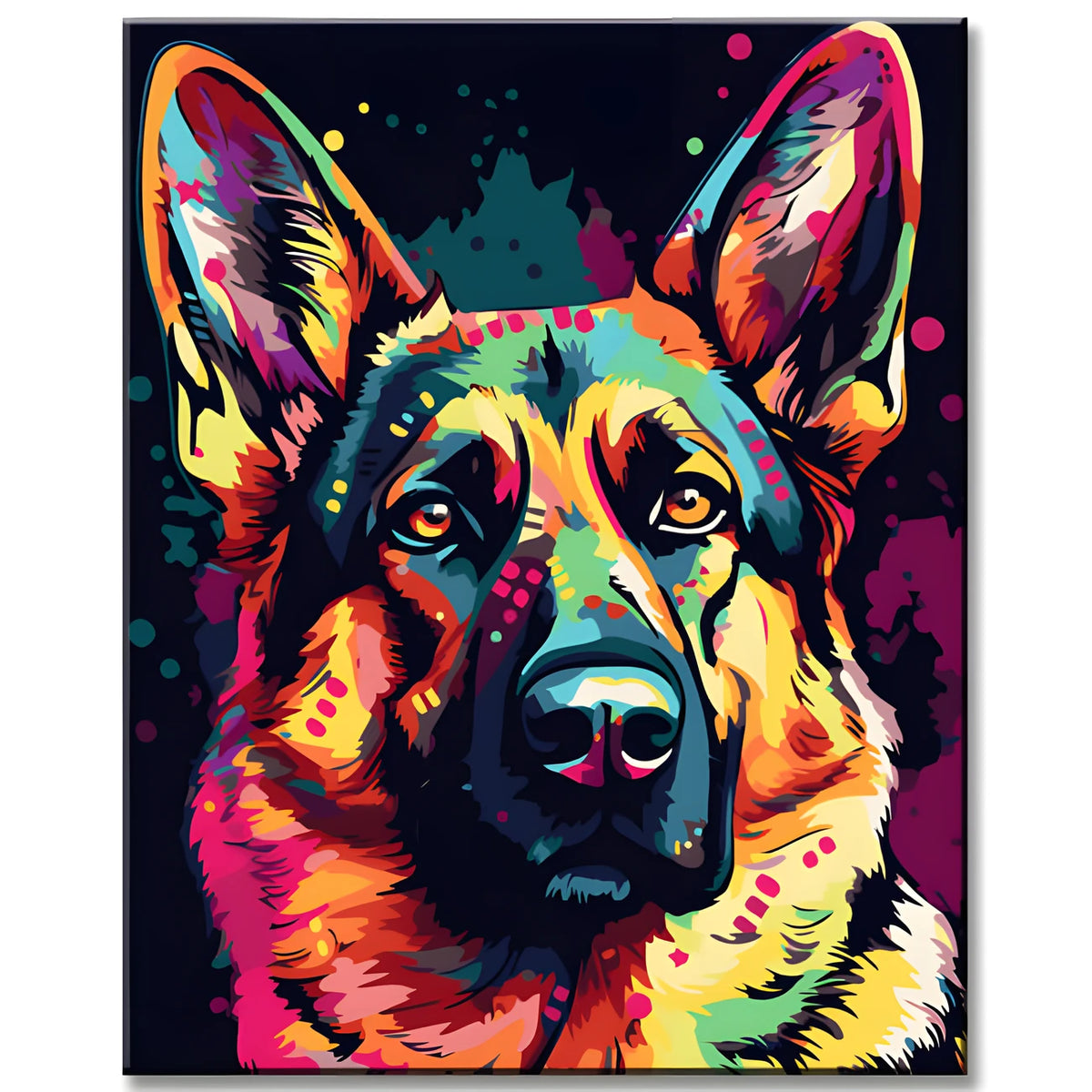 Paint by Numbers Animal Art Painting German Shepherd