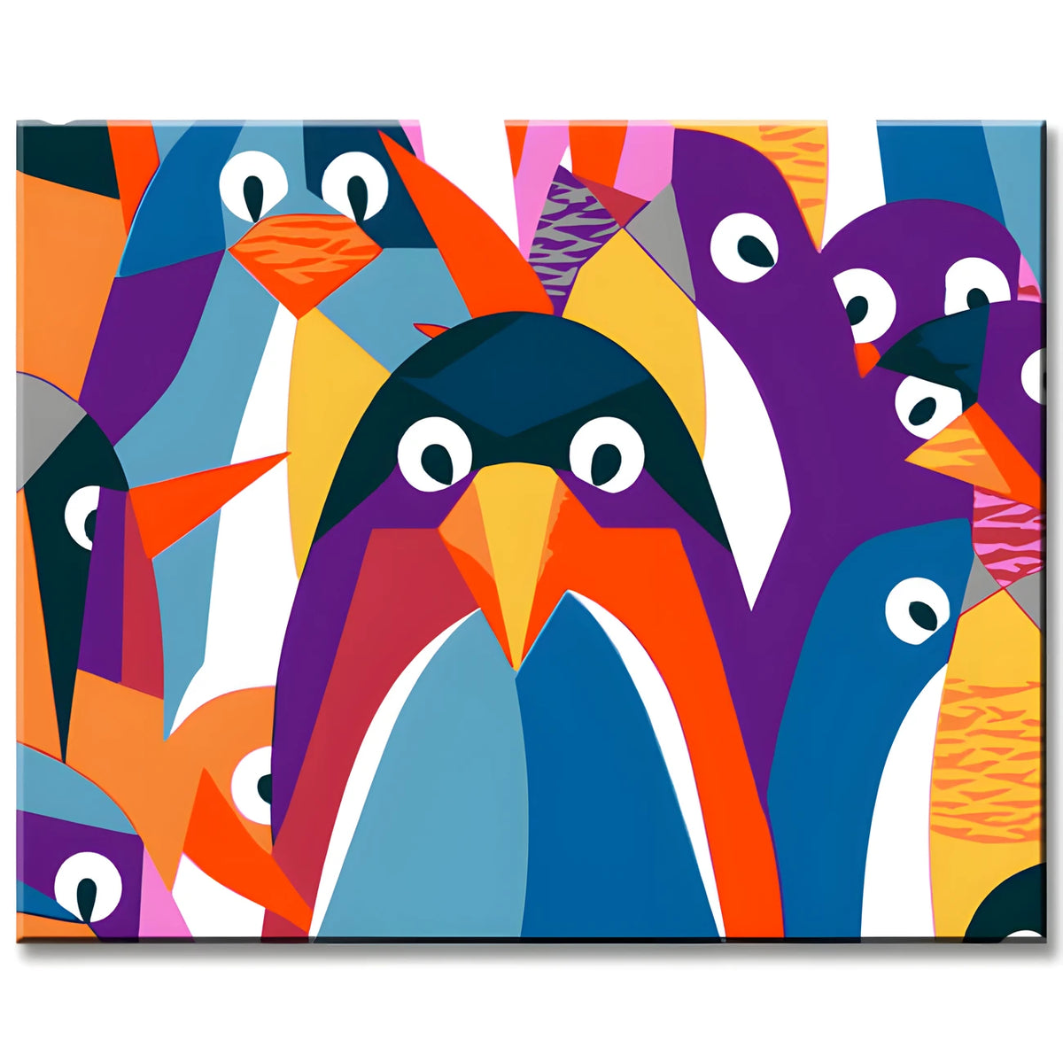 Cute Penguin Painting by Numbers