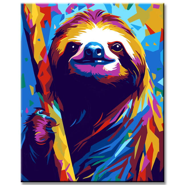 Sloth - Paint by Numbers Set