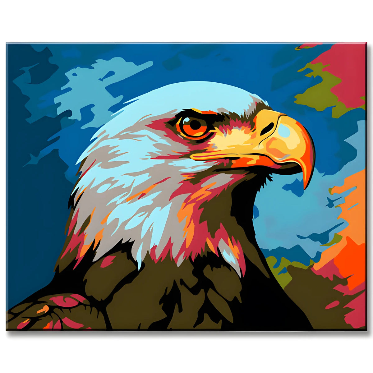 Eagle Portrait - Paint by Numbers Artwork