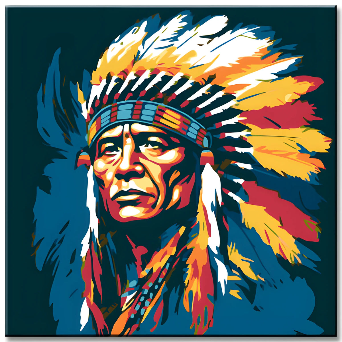 Indian America Paint by Numbers