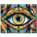 View of knowledge painting by numbers