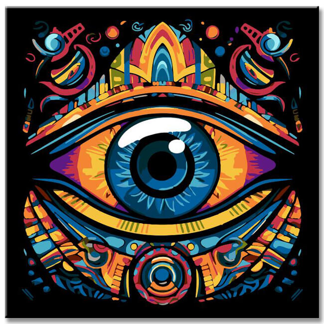 Egyptian Eye Painting I Paint by Numbers
