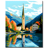 St. Gilgen Painting by Numbers