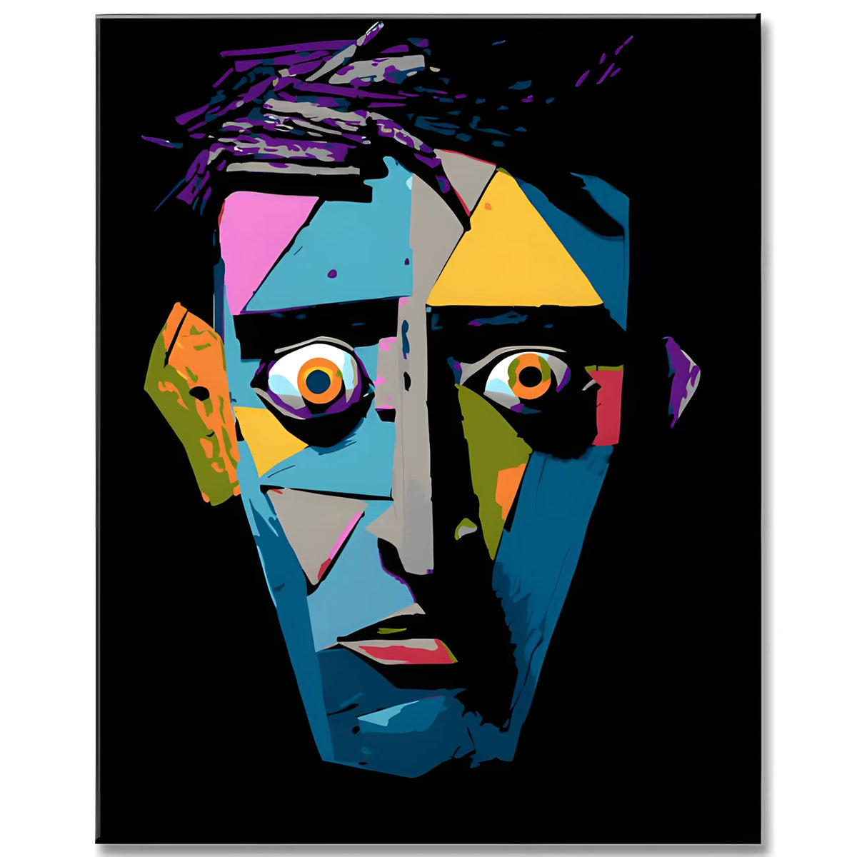 Franz Kafka Portrait Painting by Numbers