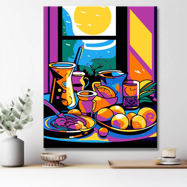 Pop Art Objects - Painting by Numbers