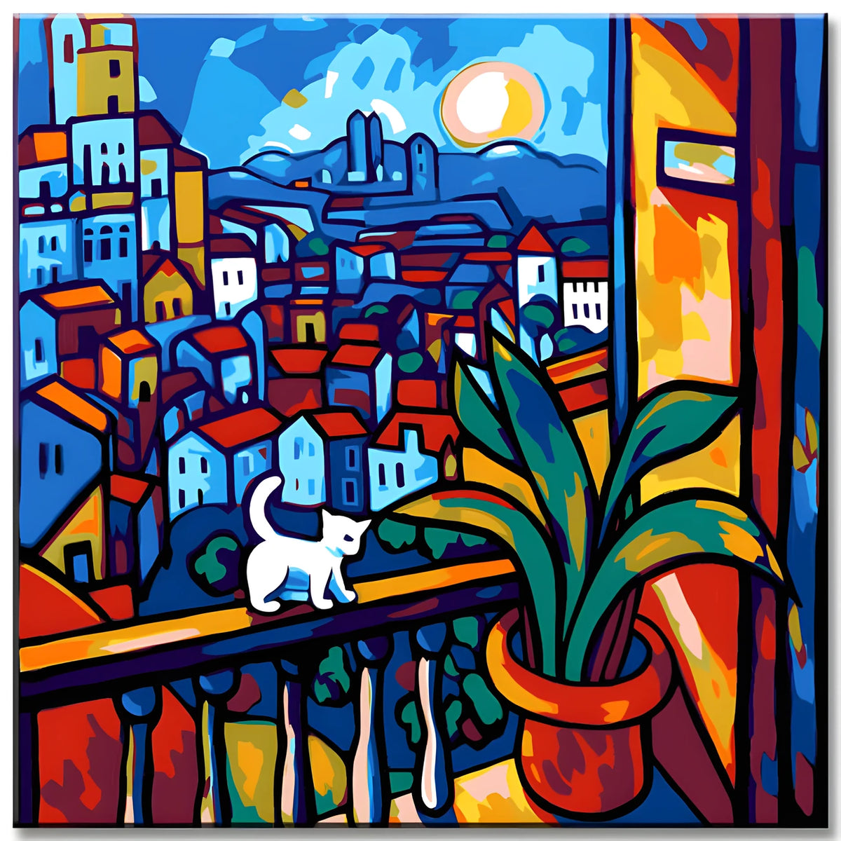 City View Painting by Numbers