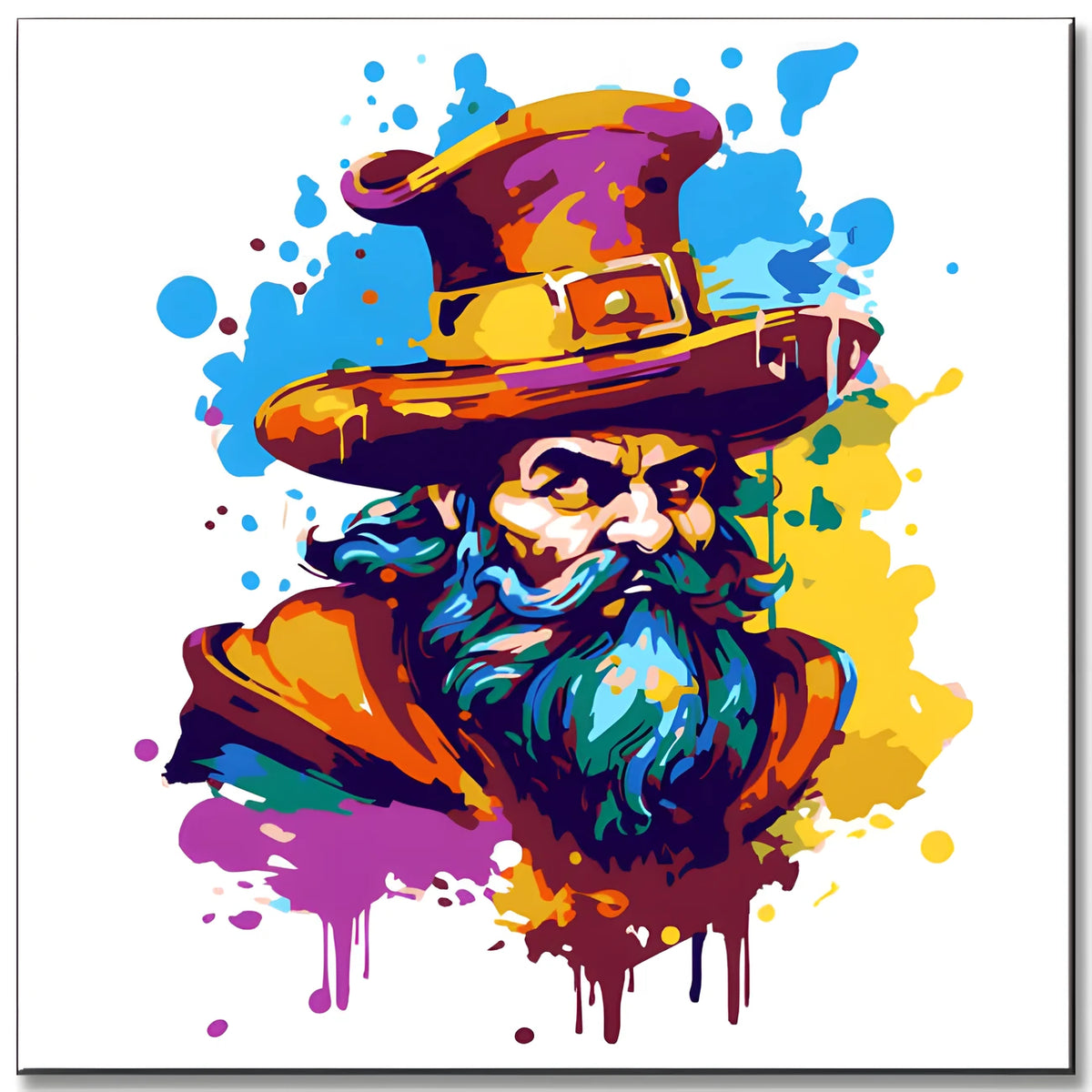 Pirate Cartoon Painting by Numbers