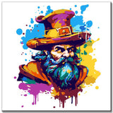 Pirate Cartoon - Painting by Numbers