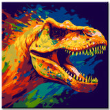 Dinosaur Fantasy Painting by Numbers
