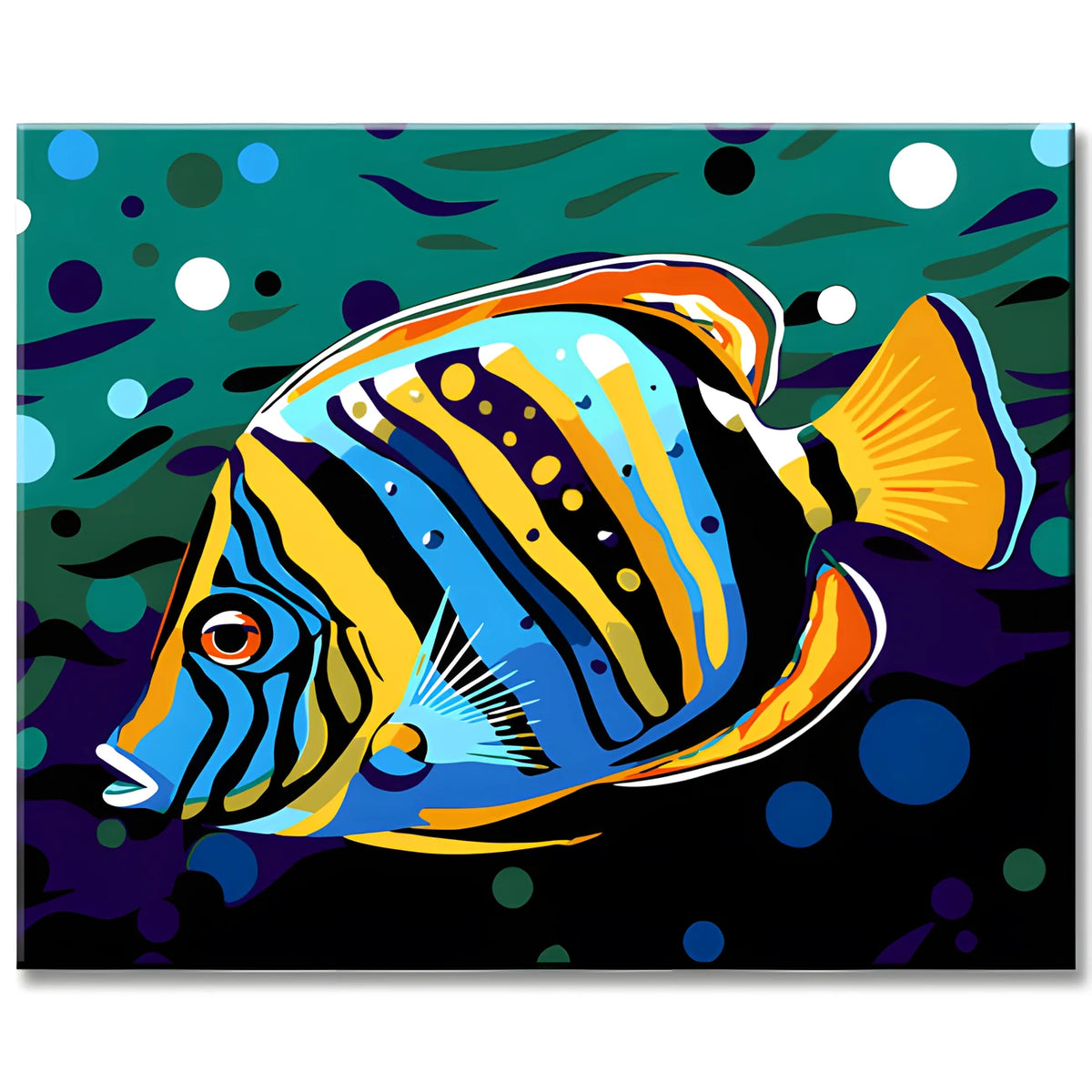 Angelfish Painting by Numbers