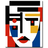 Abstract Face Paint by Numbers