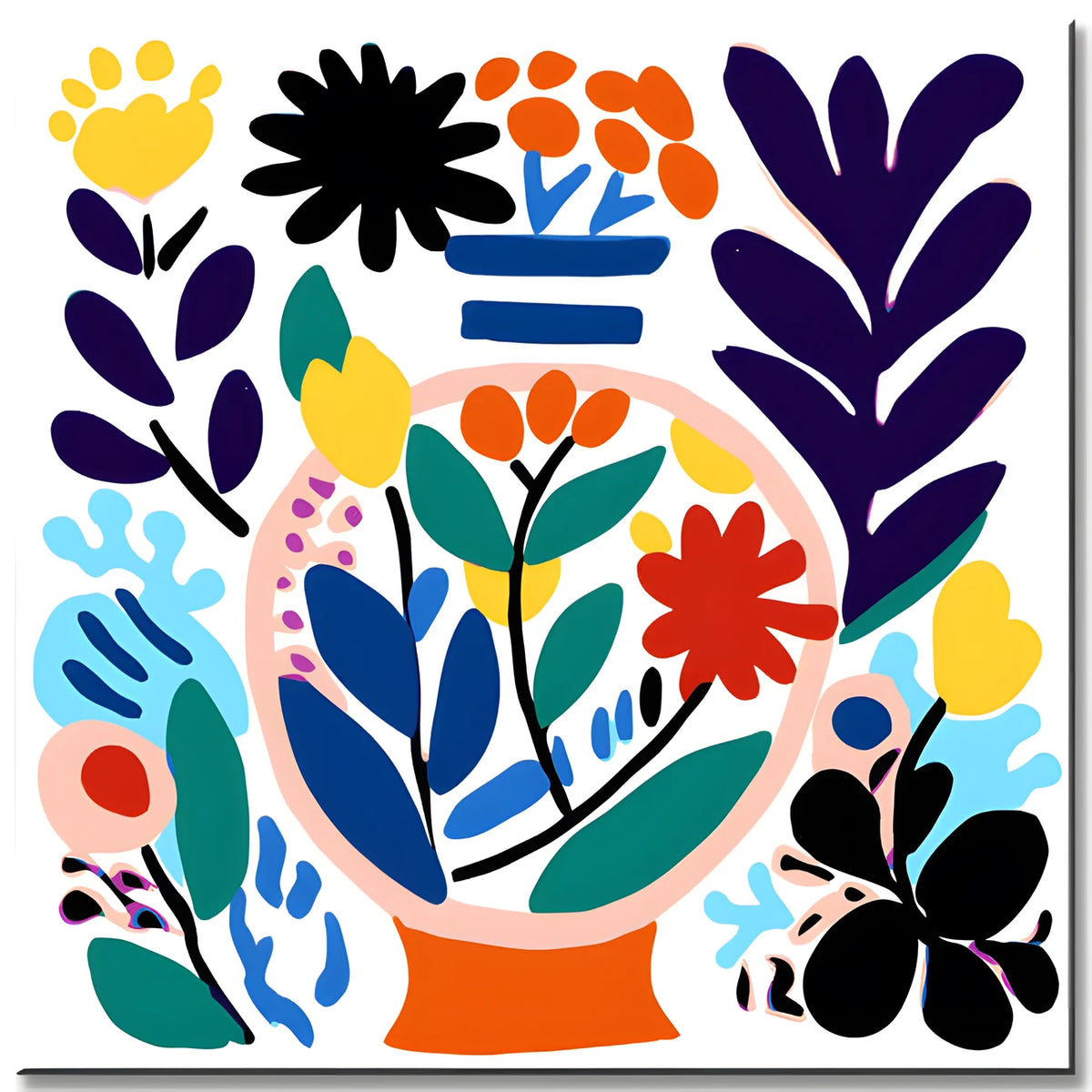 Matisse Style Painting by Numbers