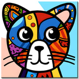 Cartoon Animal Cat Paint by Numbers