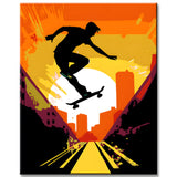Skateboard Shop Paint by Numbers