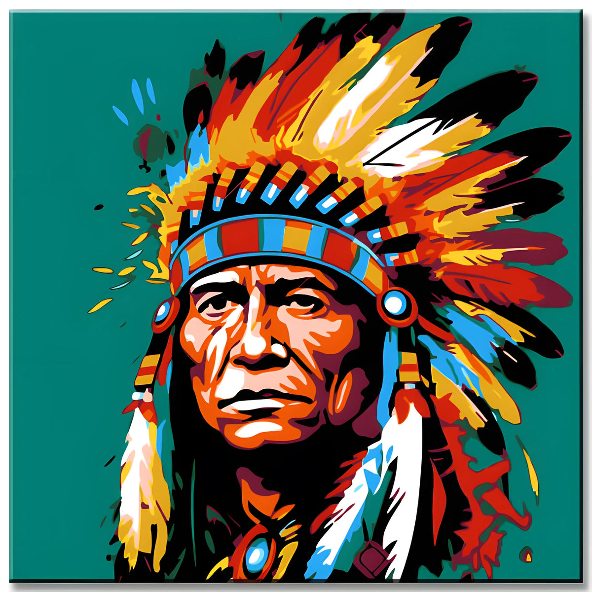 Paint by Numbers - Indian Painting