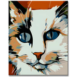 Paint by Numbers for Adults - Picasso-Style Cat Picture
