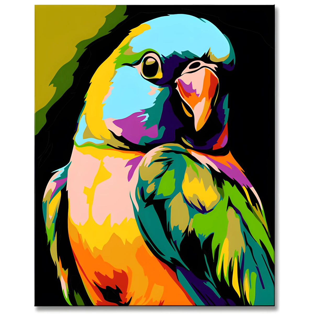 Paint by Numbers Lovebird Painting Set for Adults