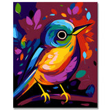 Nightjar in Picasso Style Painting by Numbers Kit