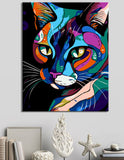 Paint by Numbers Bombay Cat in Picasso Style
