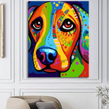 Paint by Numbers Kit - Colorful Picasso Dog