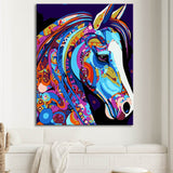 Painting by Numbers - Colorful Hanoverian in Picasso style
