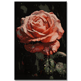 Rain-moistened Roses - Photo Art - Paint by Numbers