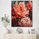 Peony Magic: Paint by Numbers in Prudence Heward's Style