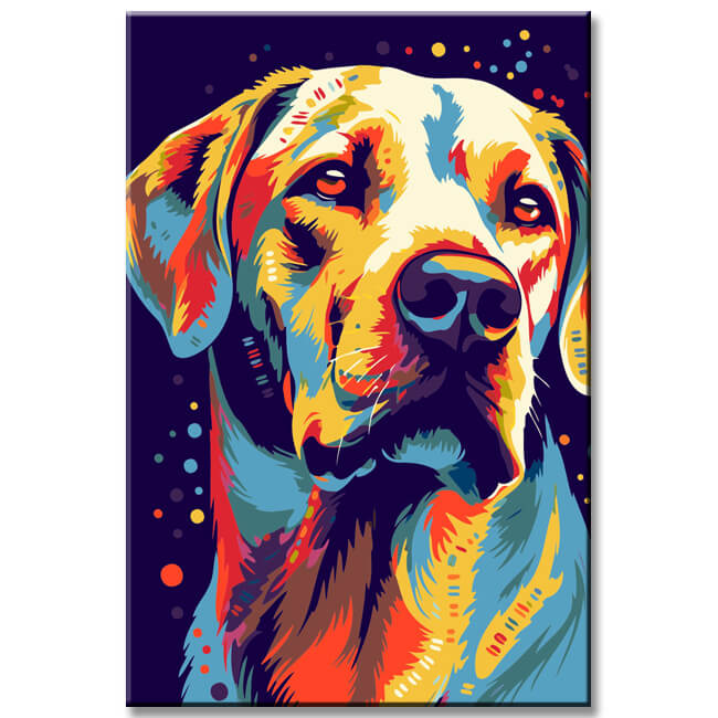 Labrador Retriever Beauty - Painting by Numbers
