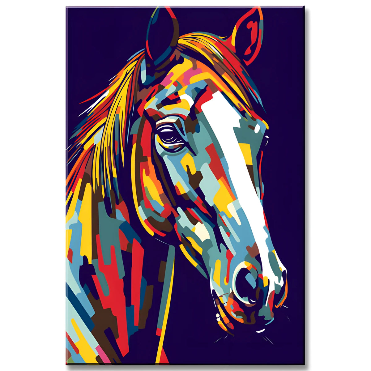 Elegant Horse Painting by Numbers