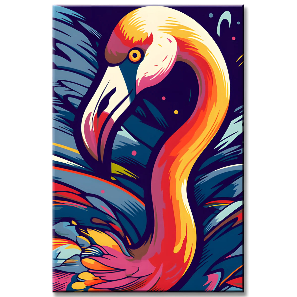 Flamingos Painting by Numbers Pop Art
