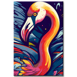 Flamingos Painting by Numbers Pop Art