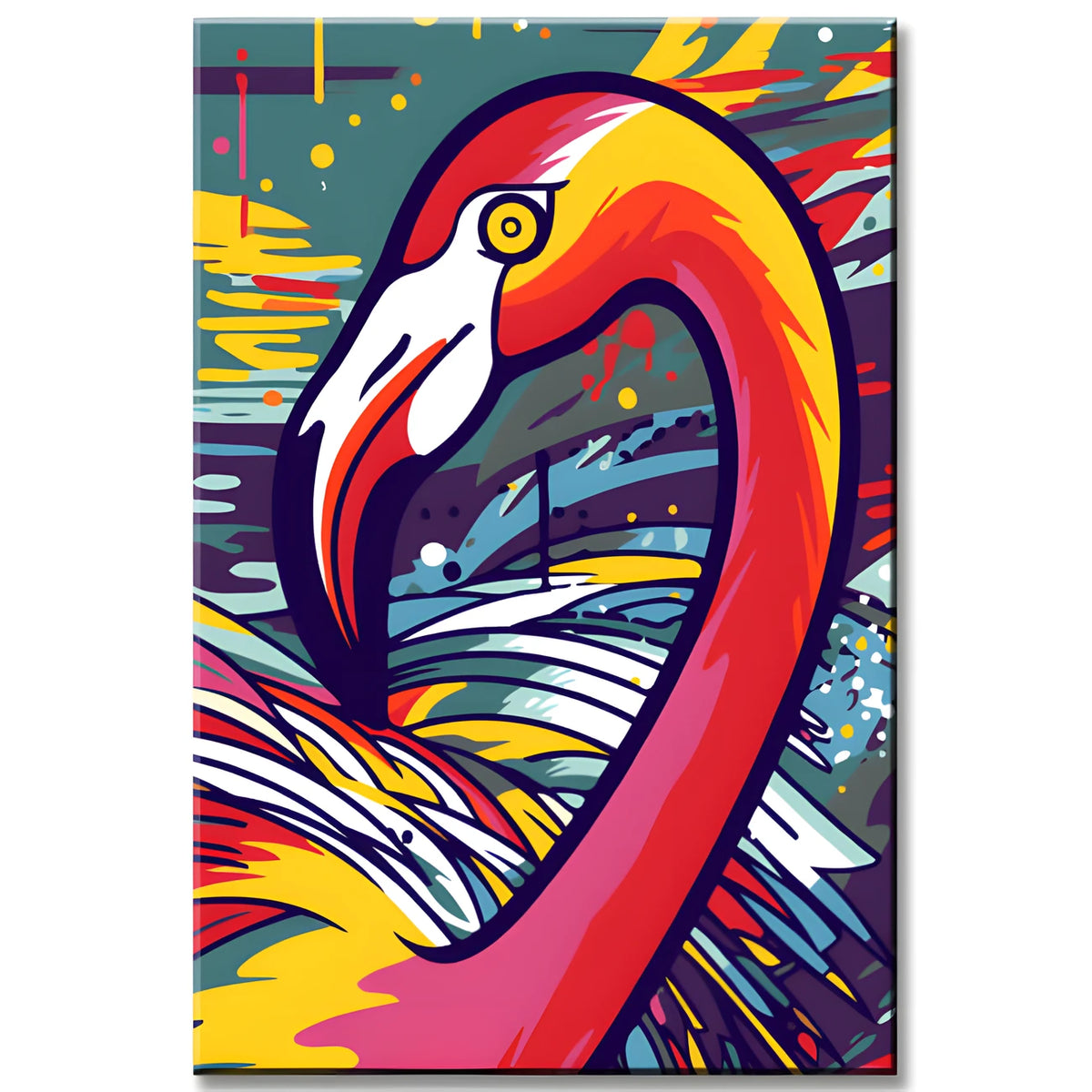 Flamingo Paint by Numbers Animal Art