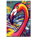 Flamingo Paint by Numbers Animal Art