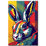 Playful Bunny - Painting by Numbers