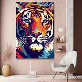 Lion portrait - painting by numbers