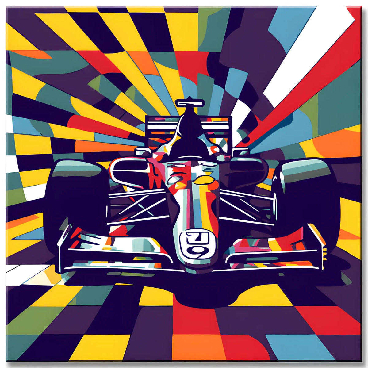 F1 Racing CarPaint by Numbers