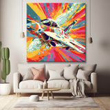 Supersonic Jet - Paint by Numbers