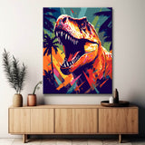 Tyrannosaurus Island 2 - Paint by Numbers