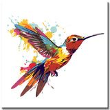 Exklusive Wildtierkunst im Wasserfarbenstil – Lebendige und Bunte Wandbilder, 4-part