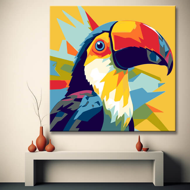 Super Toucan - Painting by Numbers